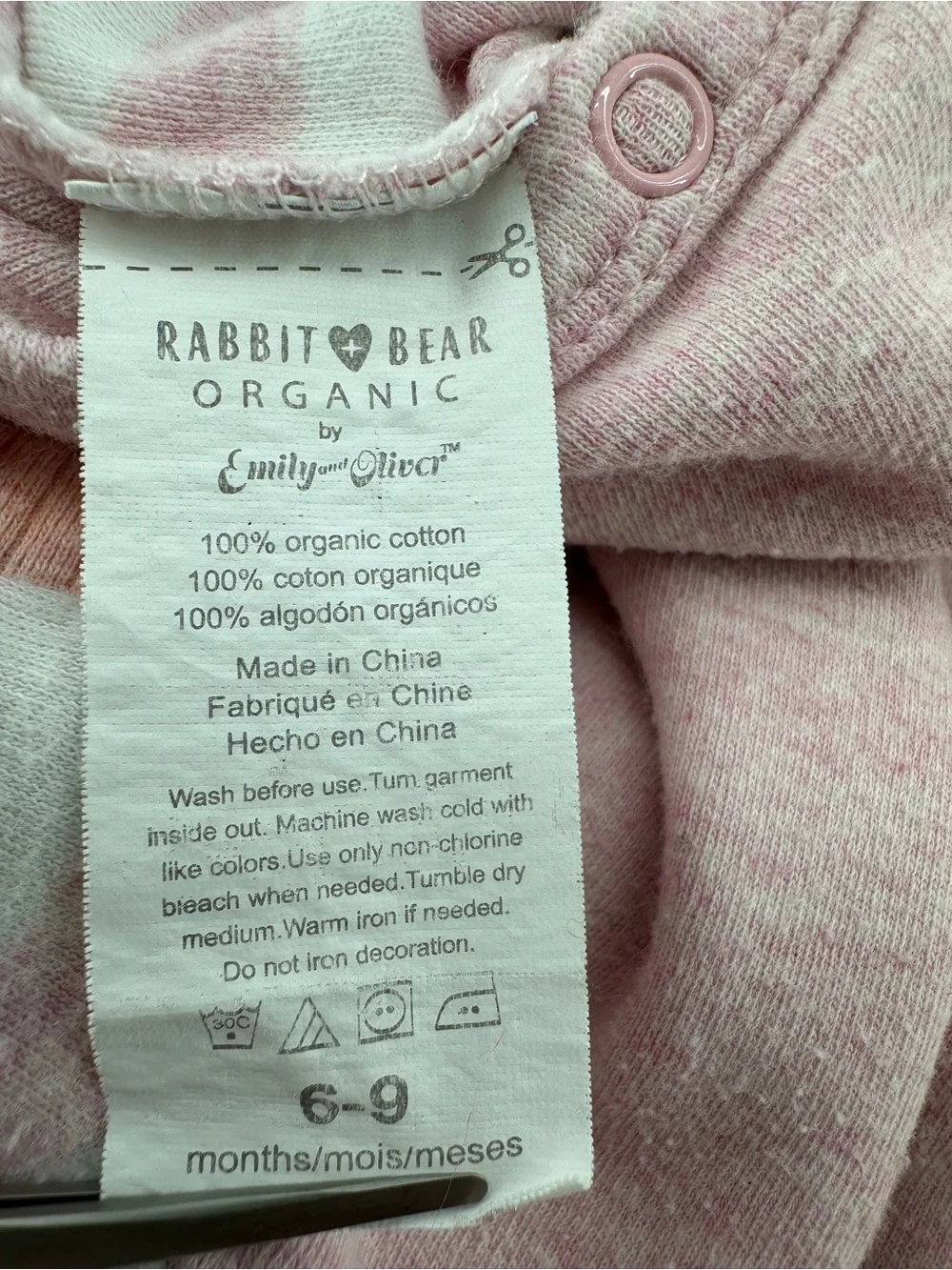 RABBIT + BEAR BY EMILY AND OLIVER Baby Size 6-9Month 4 Piece Bundle
